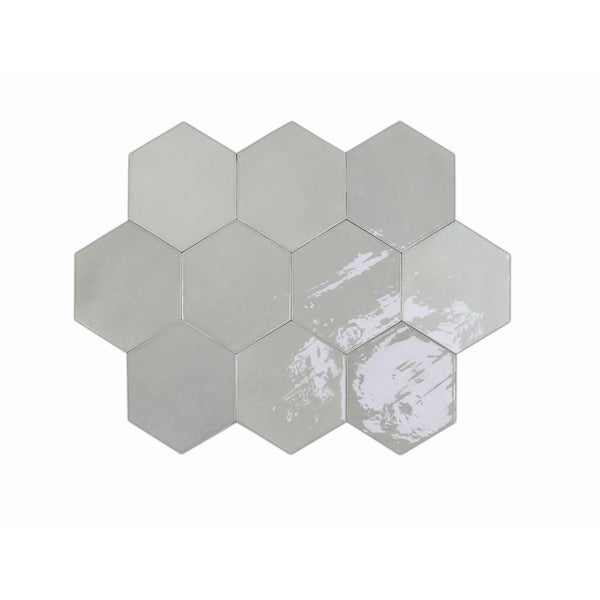 Zellige Hexa Grey 10.8X12.4