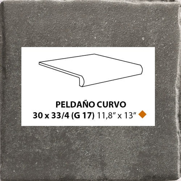 Tech Land Pel. Curvo Basalt 30X33