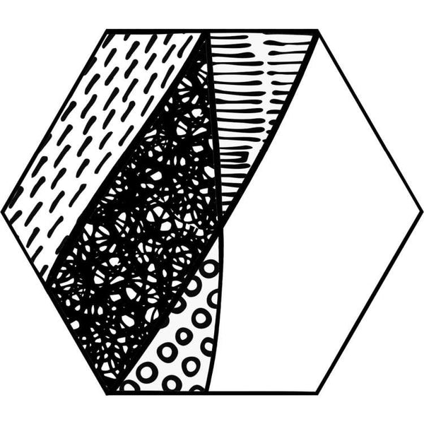 Comic Hexagon 23X27