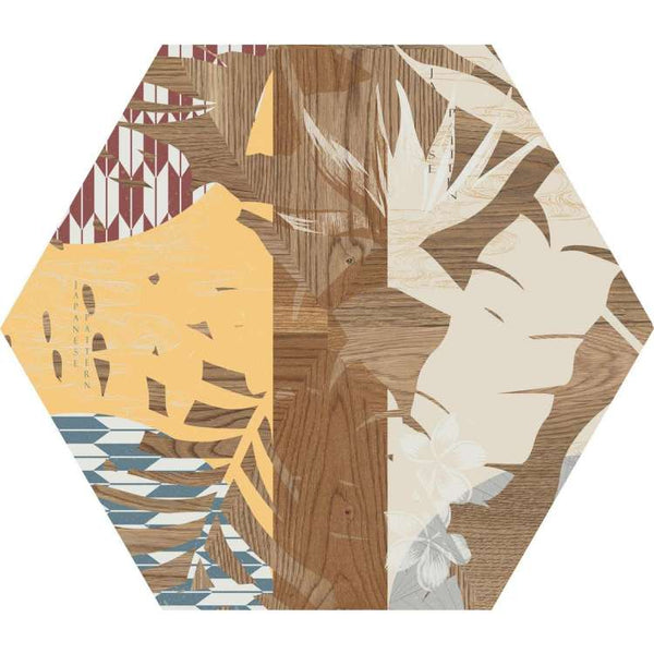 Japon Art Natural Matt Hexagon 23X27